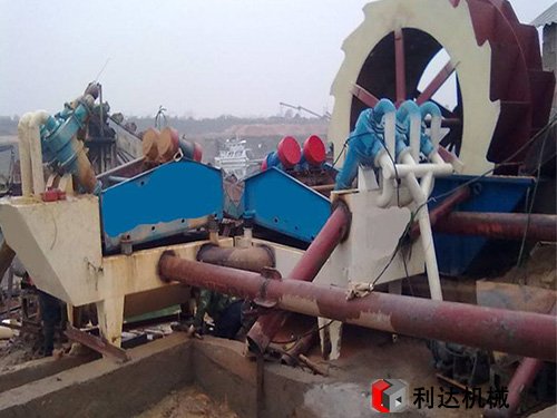 洗砂機生產現場